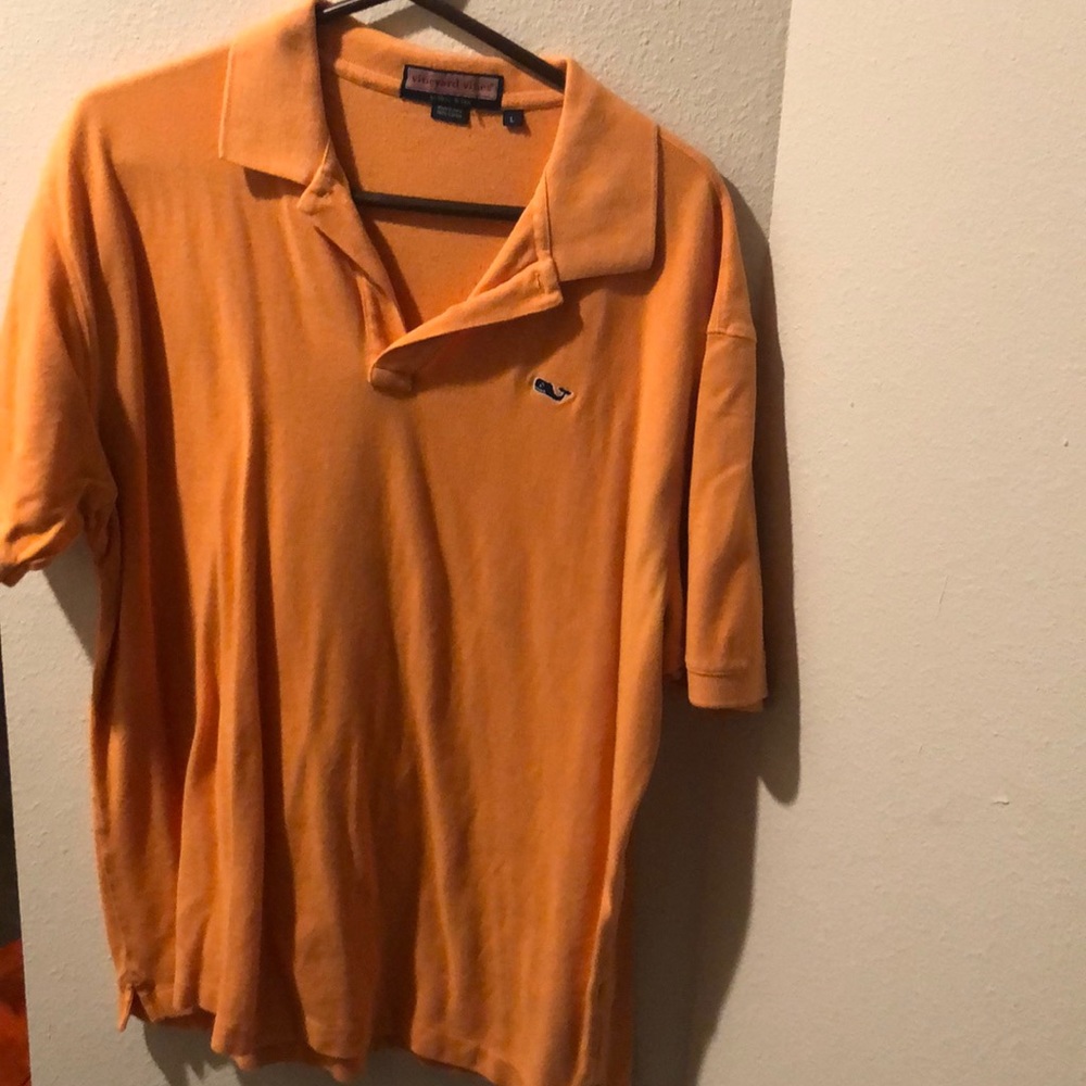 Orange Vineyard Vines polo